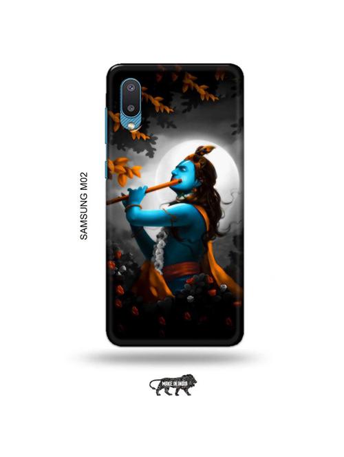 tweakymod designer printed hard case | lord krishna back cover compatible with samsung m02 - 19012371 - Very Small Image - 1