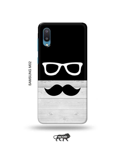 tweakymod designer printed hard case | hipster back cover compatible with samsung m02 - 19012400 - Very Small Image - 1
