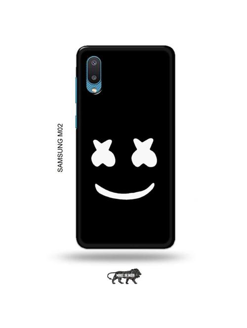 tweakymod designer printed hard case | funny face back cover compatible with samsung m02 - 19012414 - Very Small Image - 1