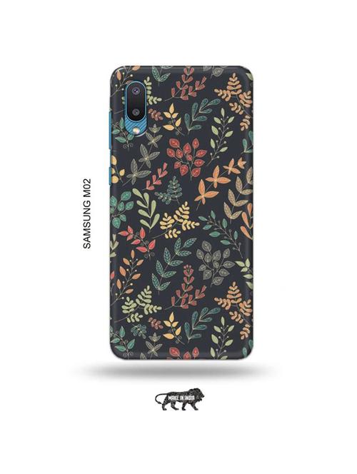 tweakymod designer printed hard case | flowers back cover compatible with samsung m02 - 19012562 - Very Small Image - 1