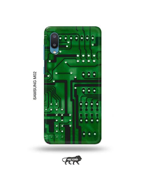 tweakymod designer printed hard case | pcb back cover compatible with samsung m02 - 19012575 - Very Small Image - 1