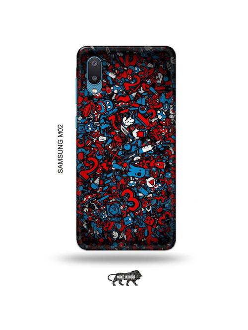 tweakymod designer printed hard case | alien dope back cover compatible with samsung m02 - 19012580 - Very Small Image - 1