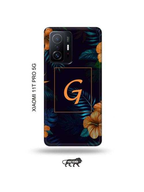 tweakymod designer printed hard case | floral g back cover compatible with xiaomi 11t pro 5g - 19012687 - Very Small Image - 1
