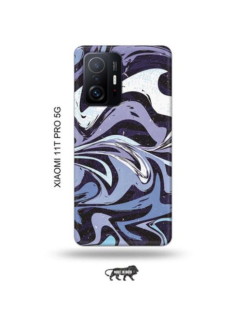 tweakymod designer printed hard case | messy blue back cover compatible with xiaomi 11t pro 5g - 19012769 - Very Small Image - 1