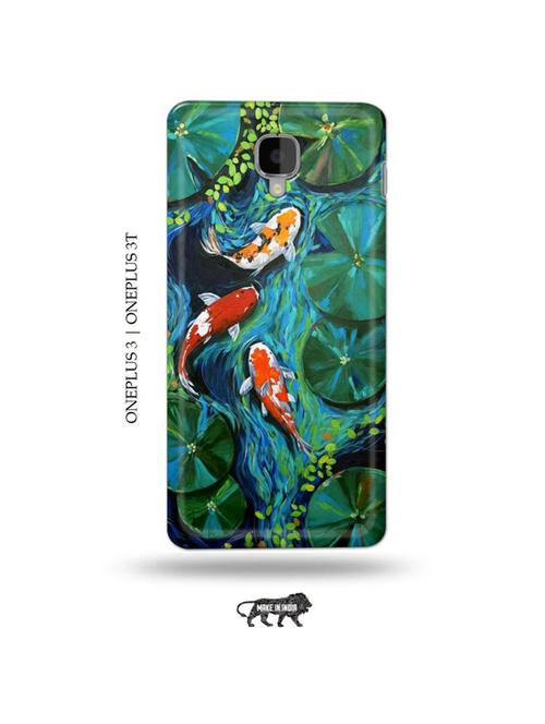 abstract fish back cover compatible with oneplus 3, oneplus 3t - 19013294 - Very Small Image - 1