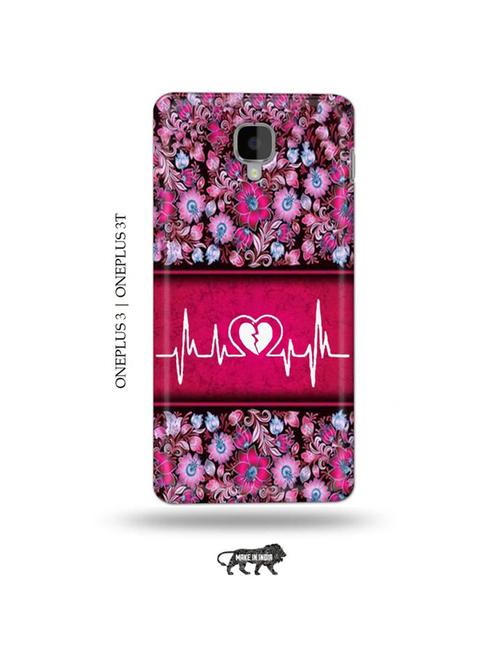 heart ecg back cover compatible with oneplus 3, oneplus 3t - 19013383 - Very Small Image - 1