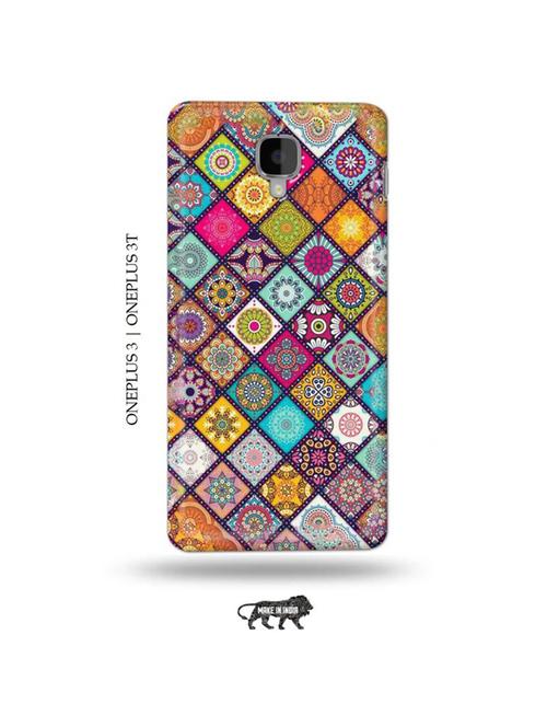 aztec mix back cover compatible with oneplus 3, oneplus 3t - 19013395 - Very Small Image - 1