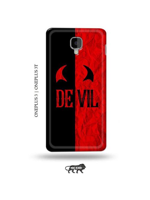 devil back cover compatible with oneplus 3, oneplus 3t - 19013442 - Very Small Image - 1