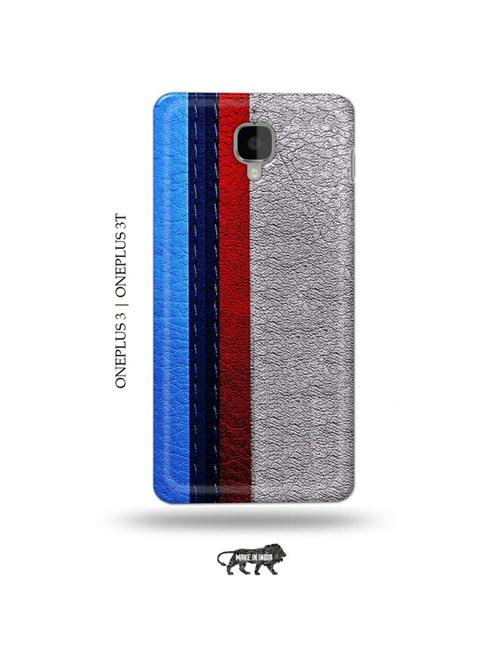leather strips back cover compatible with oneplus 3, oneplus 3t - 19013536 - Very Small Image - 1