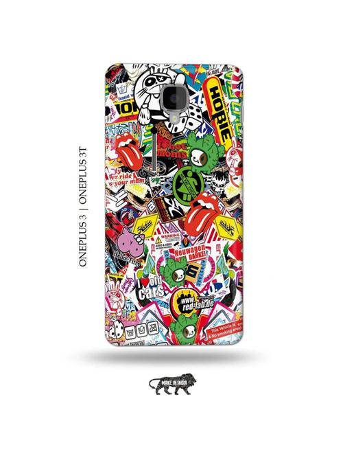 travel dope back cover compatible with oneplus 3, oneplus 3t - 19013619 - Very Small Image - 1