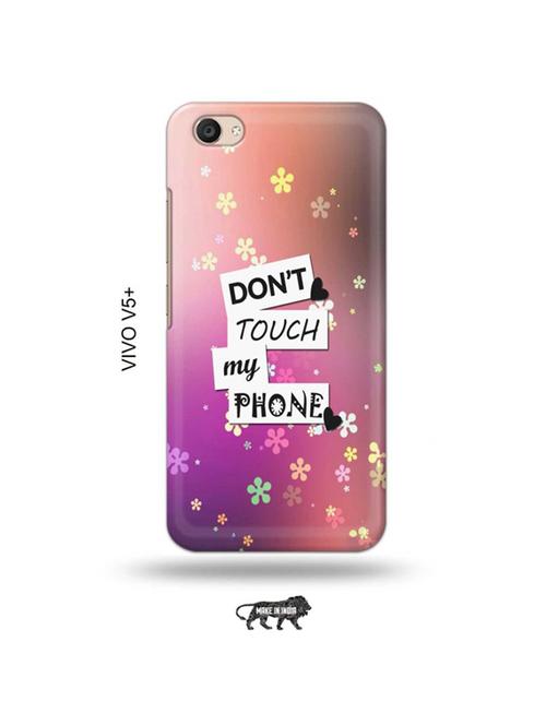 donu2019t touch my phone back cover compatible with vivo v5 plus - 19014264 - Very Small Image - 1