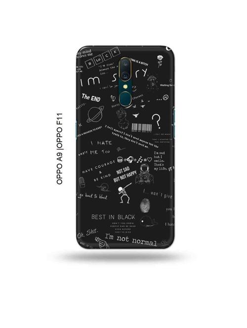 tweakymod designer printed hard case | nerdy sorry back cover compatible with oppo a9, oppo f11 - 19015183 - Very Small Image - 1
