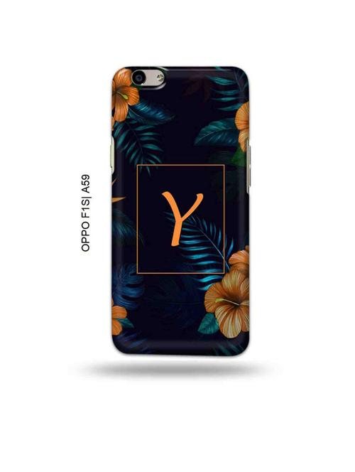 tweakymod designer printed hard case | floral y back cover compatible with oppo f1s, oppo a59 - 19015300 - Very Small Image - 1
