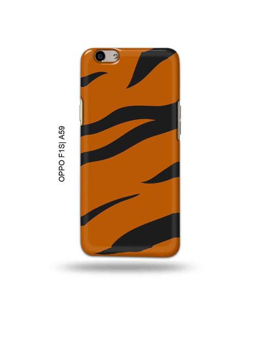 tweakymod designer printed hard case | tiger strips back cover compatible with oppo f1s, oppo a59 - 19015406 - Very Small Image - 1