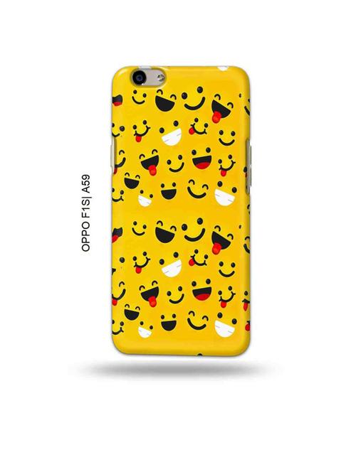 tweakymod designer printed hard case | emojis back cover compatible with oppo f1s, oppo a59 - 19015543 - Very Small Image - 1