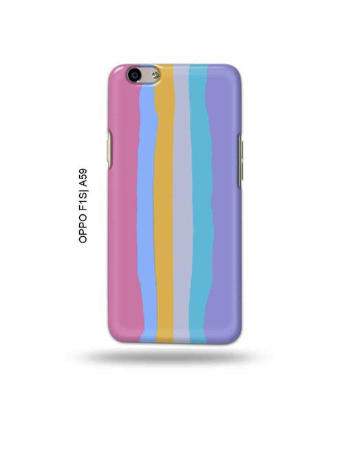 tweakymod designer printed hard case | rainbow new back cover compatible with oppo f1s, oppo a59 - 19015544 - Very Small Image - 1