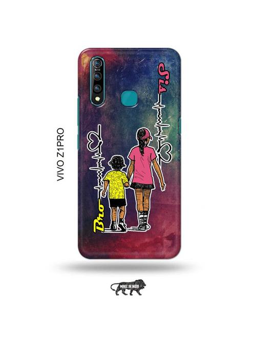 tweakymod designer printed hard case | bro sis back cover compatible with vivo z1 pro - 19016805 - Very Small Image - 1