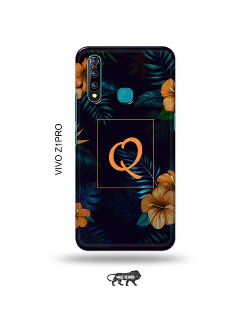 tweakymod designer printed hard case | floral q back cover compatible with vivo z1 pro - 19016849 - Very Small Image - 1