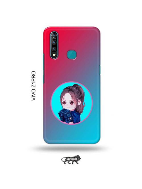 tweakymod designer printed hard case | baby cute girl back cover compatible with vivo z1 pro - 19016875 - Very Small Image - 1