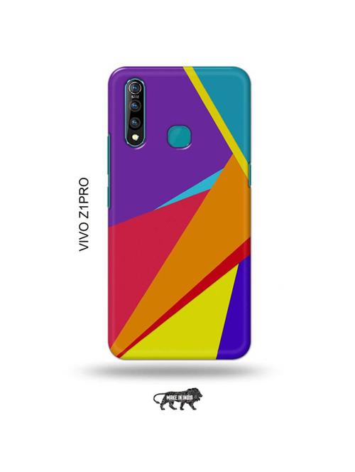 tweakymod designer printed hard case | abstract strips back cover compatible with vivo z1 pro - 19016917 - Very Small Image - 1