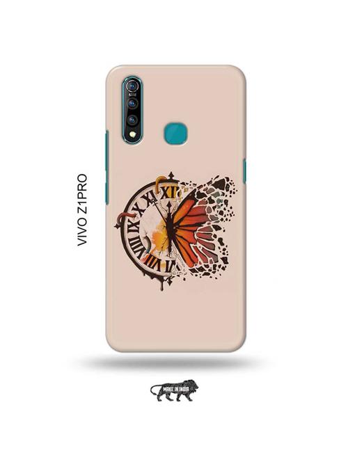 tweakymod designer printed hard case | clock butterfly back cover compatible with vivo z1 pro - 19016948 - Very Small Image - 1