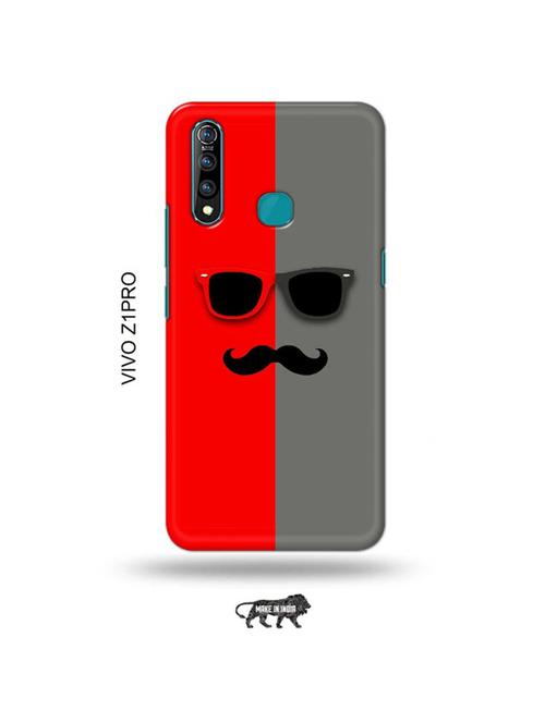 hipster red back cover compatible with vivo z1 pro - 19017068 - Very Small Image - 1