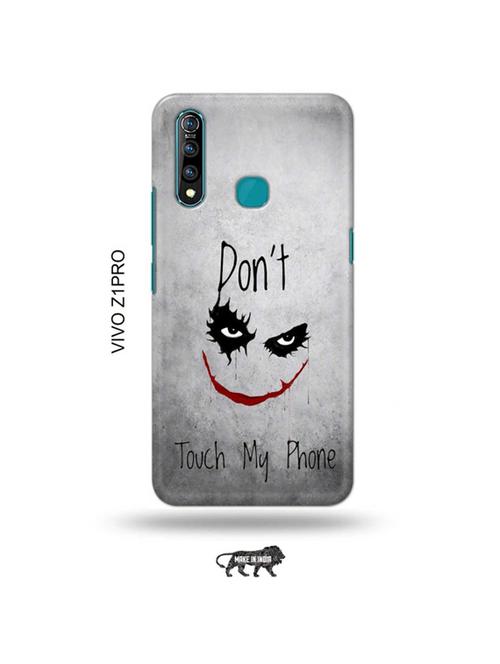 don't touch my phone back cover compatible with vivo z1 pro - 19017069 - Very Small Image - 1
