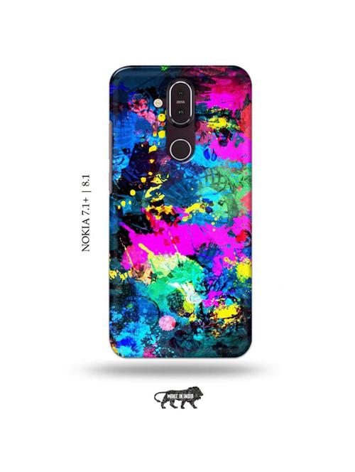 abstract back cover compatible with nokia 7.1 plus, nokia 8.1 - 19017938 - Very Small Image - 1