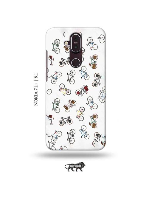 cycle love back cover compatible with nokia 7.1 plus, nokia 8.1 - 19018102 - Very Small Image - 1