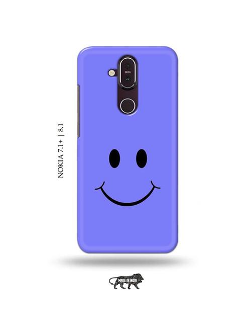 happy face back cover compatible with nokia 7.1 plus, nokia 8.1 - 19018124 - Very Small Image - 1