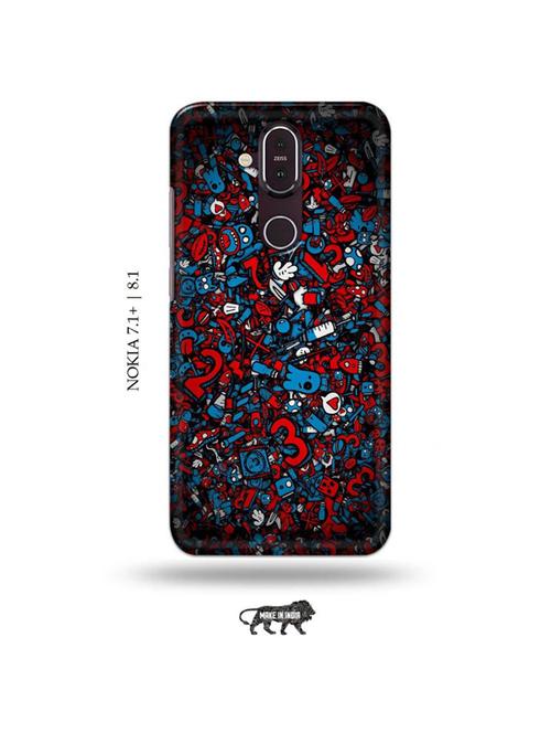 alien dope back cover compatible with nokia 7.1 plus, nokia 8.1 - 19018289 - Very Small Image - 1