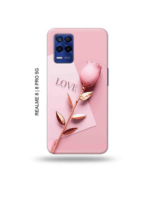 tweakymod designer printed hard case | flower love back cover compatible with realme 8, realme 8 pro - 19018758 - Very Small Image - 1