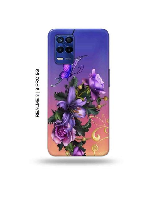 tweakymod designer printed hard case | flowers back cover compatible with realme 8, realme 8 pro - 19018797 - Very Small Image - 1