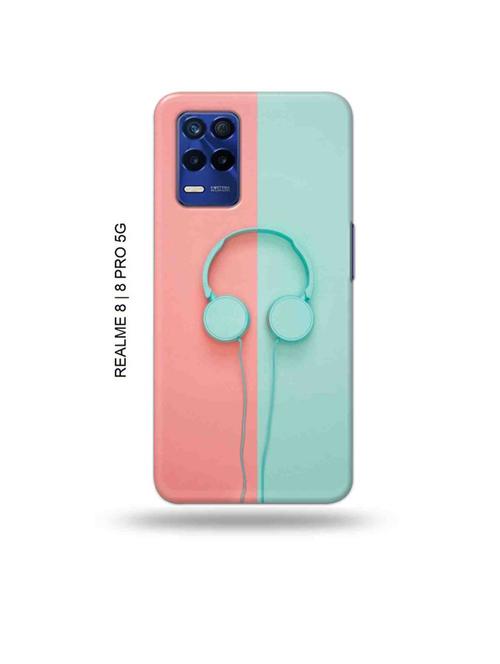 tweakymod designer printed hard case | hipster headset back cover compatible with realme 8, realme 8 pro - 19018825 - Very Small Image - 1