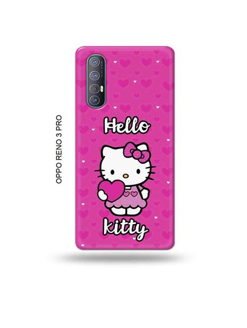 tweakymod designer printed hard case | hello kitty back cover compatible with oppo reno 3 pro - 19019455 - Very Small Image - 1