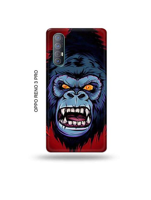 tweakymod designer printed hard case | king ape back cover compatible with oppo reno 3 pro - 19019537 - Very Small Image - 1