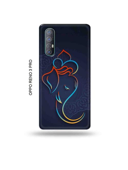 tweakymod designer printed hard case | lord ganesha back cover compatible with oppo reno 3 pro - 19019629 - Very Small Image - 1