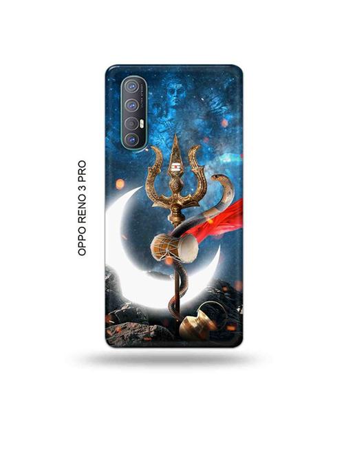 tweakymod designer printed hard case | lord shiva back cover compatible with oppo reno 3 pro - 19019630 - Very Small Image - 1