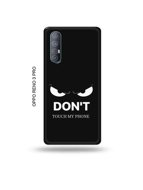 tweakymod designer printed hard case | don't touch my phone back cover compatible with oppo reno 3 pro - 19019669 - Very Small Image - 1
