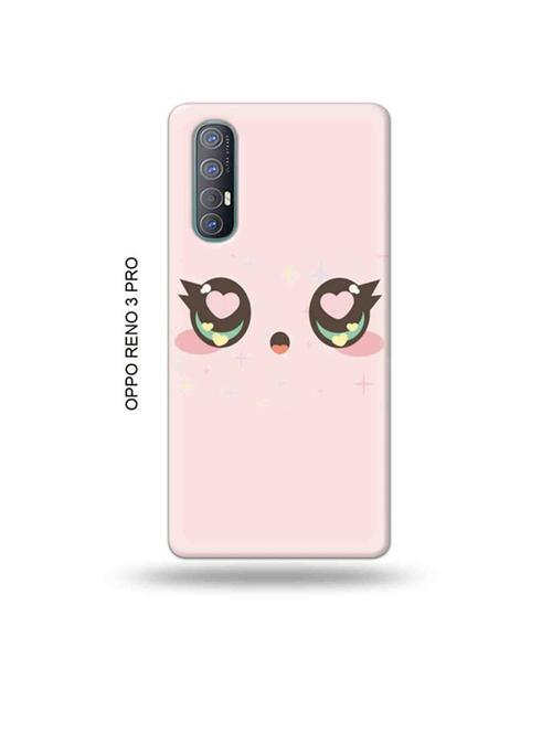 tweakymod designer printed hard case | cute eyes back cover compatible with oppo reno 3 pro - 19019716 - Very Small Image - 1