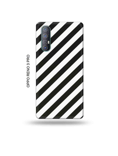 tweakymod designer printed hard case | white black back cover compatible with oppo reno 3 pro - 19019732 - Very Small Image - 1