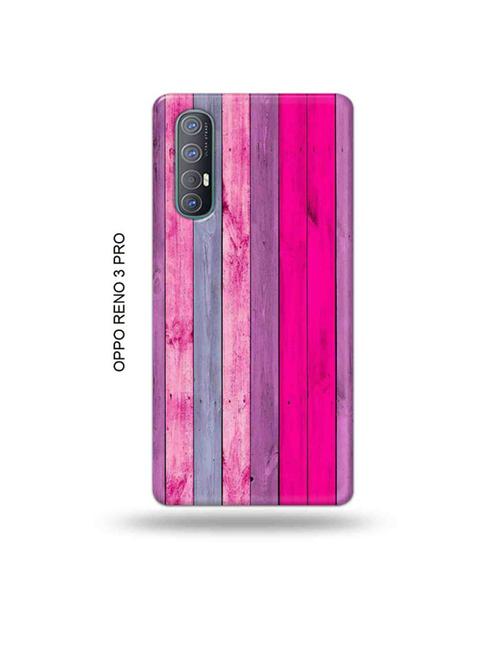 tweakymod designer printed hard case | pink wood back cover compatible with oppo reno 3 pro - 19019766 - Very Small Image - 1
