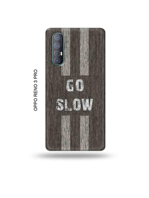 tweakymod designer printed hard case | go slow back cover compatible with oppo reno 3 pro - 19019771 - Very Small Image - 1