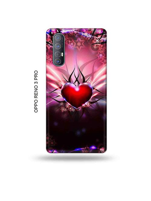 tweakymod designer printed hard case | heart back cover compatible with oppo reno 3 pro - 19019772 - Very Small Image - 1