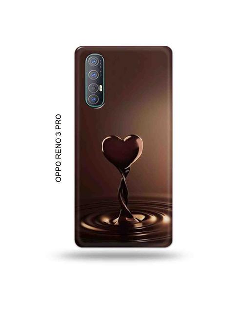 tweakymod designer printed hard case | chocolate heart back cover compatible with oppo reno 3 pro - 19019789 - Very Small Image - 1