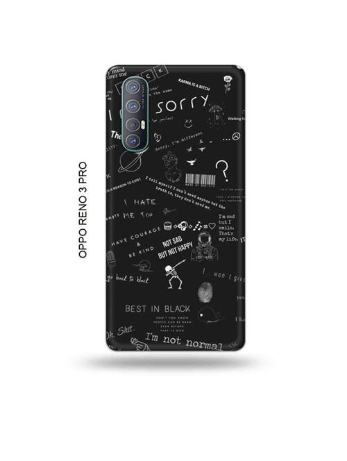 tweakymod designer printed hard case | nerdy sorry back cover compatible with oppo reno 3 pro - 19019854 - Very Small Image - 1