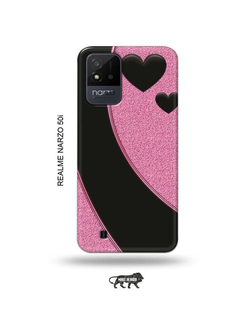 hearts back cover compatible with realme narzo 50i - 19021673 - Very Small Image - 1