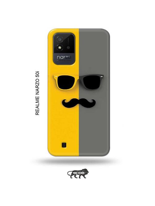 hipster back cover compatible with realme narzo 50i - 19021818 - Very Small Image - 1