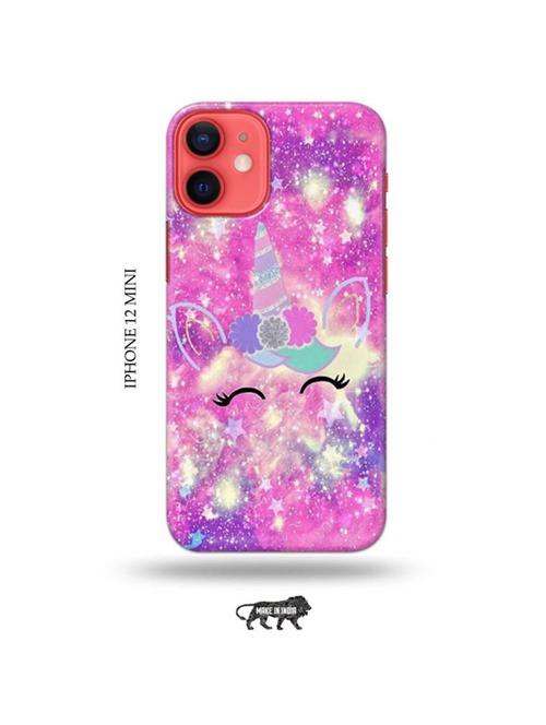 tweakymod designer printed hard case | unicorn back cover compatible with iphone 12 mini - 19023180 - Very Small Image - 1