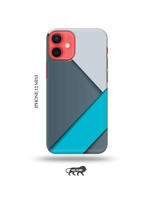 tweakymod designer printed hard case | colour strips back cover compatible with iphone 12 mini - 19023223 - Very Small Image - 1